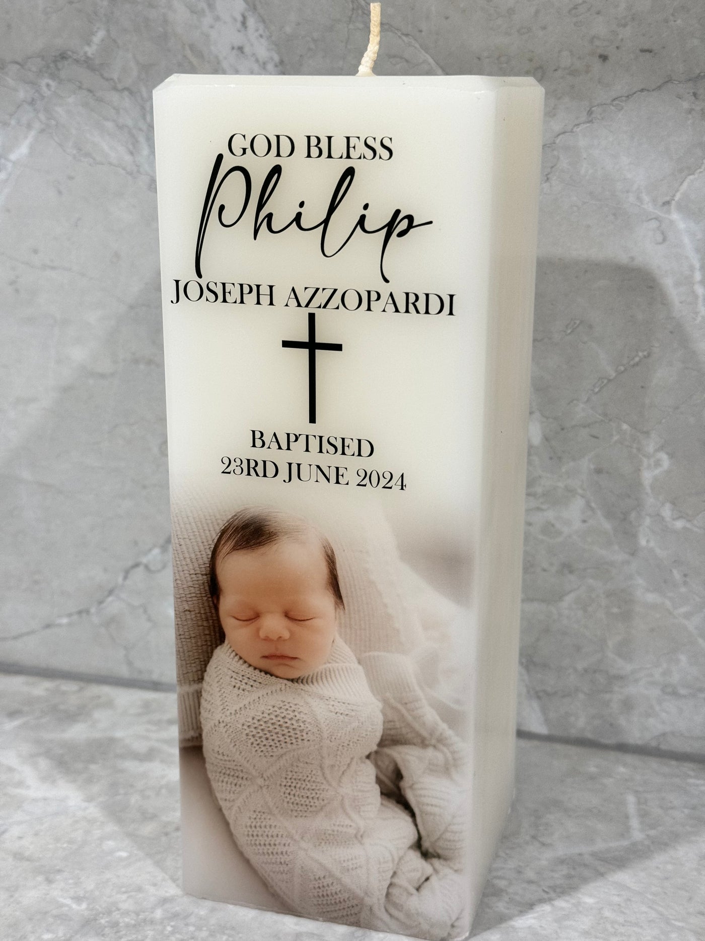 Baptism Candle (IF OUT OF STOCK PLEASE SEND US A MESSAGE)