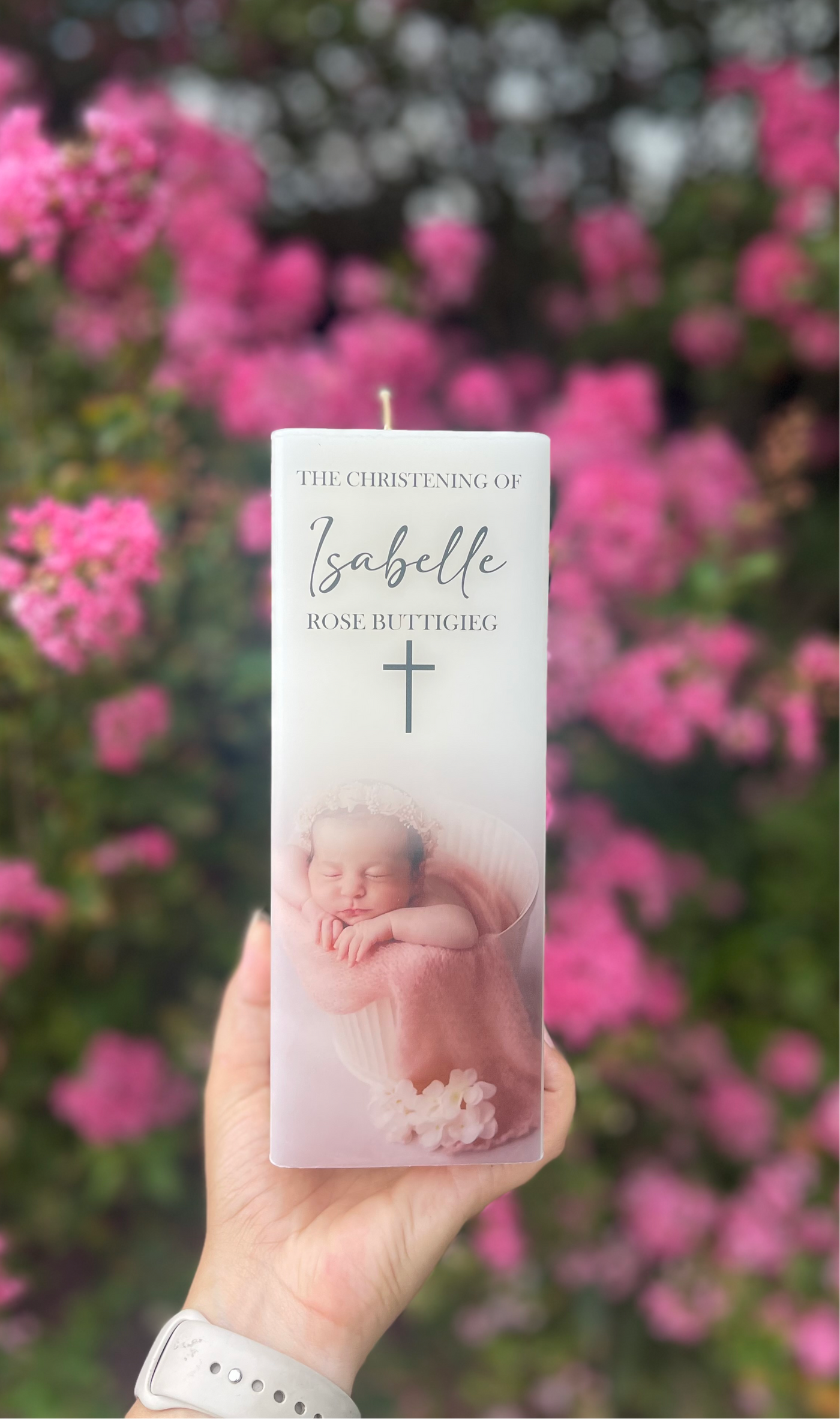 Baptism Candle (IF OUT OF STOCK PLEASE SEND US A MESSAGE)