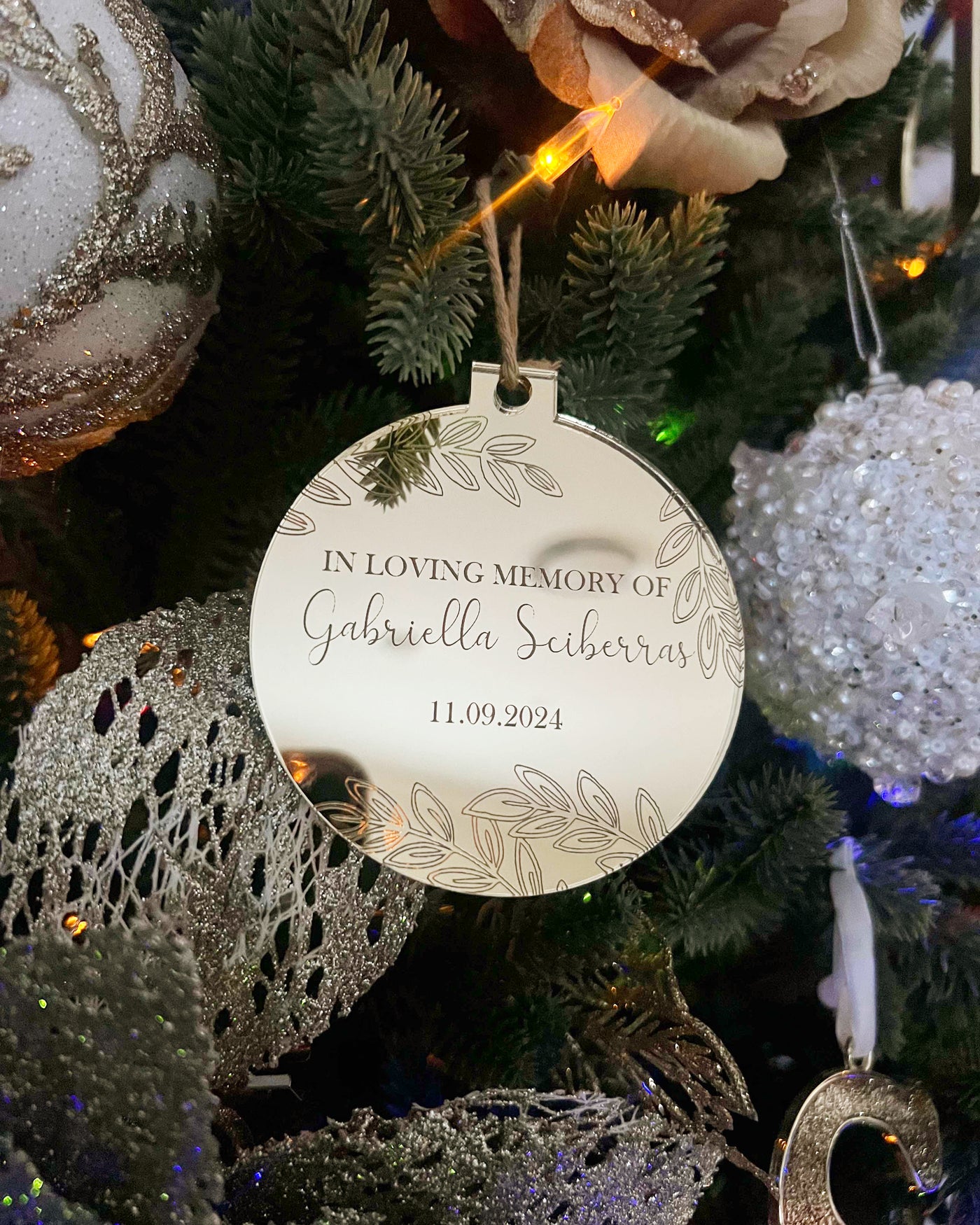 In Loving Memory Bauble