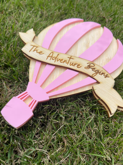 Hot Air Balloon Milestone Card Set