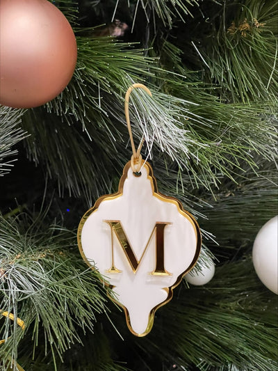 Personalised Letter Christmas Ornaments