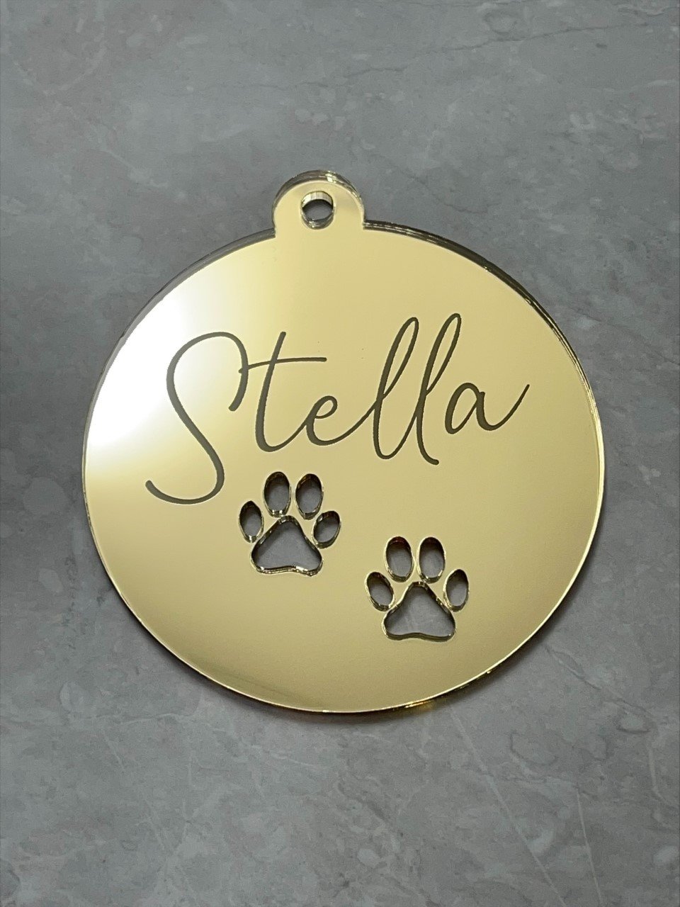 Paw Print Christmas Bauble