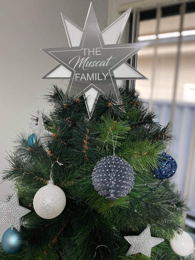 Personalised Christmas Tree Star