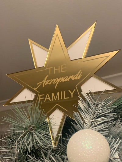 Personalised Christmas Tree Star